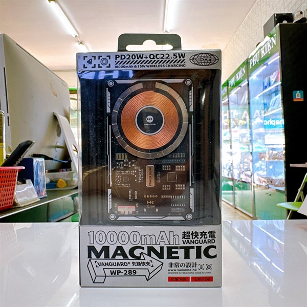 Sạc dự phòng WK WP-289 10.000mAh ( PD20W - QC22.5W ) hàng như hình.