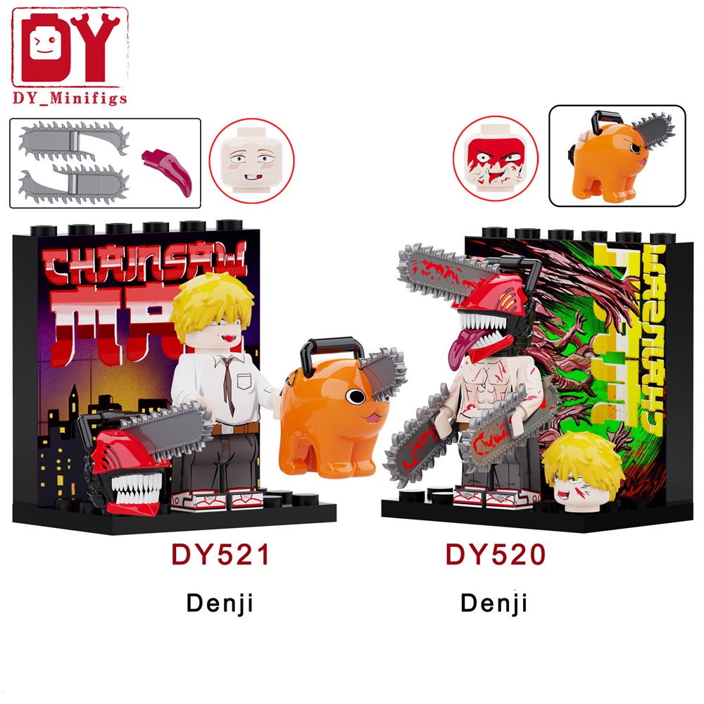 Mô Hình Đồ Chơi Nhân Vật Hoạt Hình Chainsaw Man Denji Pochita DY520 DY521