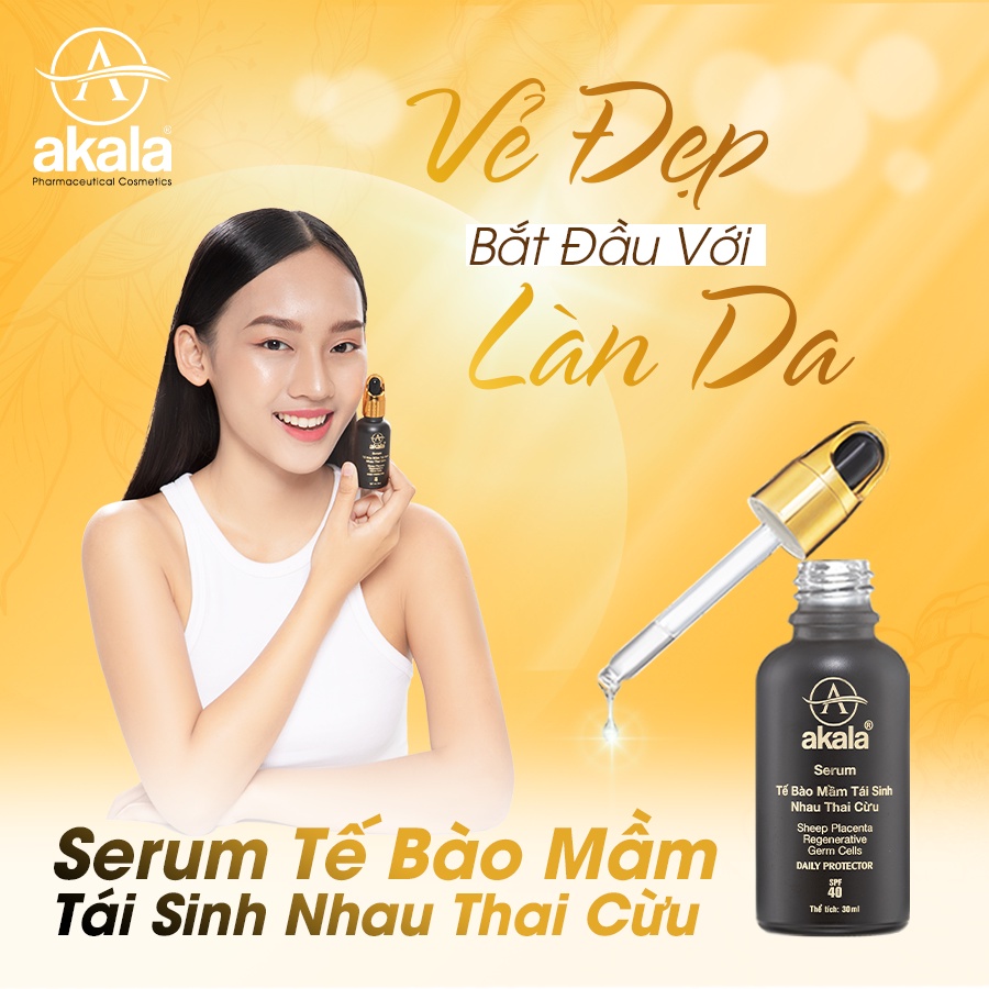 Serum Dưỡng Trắng - Tái Tạo - Căng Da - Nâng Cơ Mặt akala  30ml