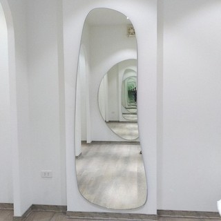 80x180cm Gương soi viên đá AAArealhome VDD3 Gương viên đá Gương soi treo tường Gương soi toàn thân đèn led