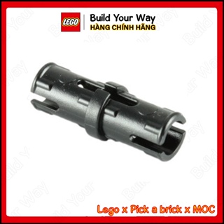 Gạch Lego chính hãng Technic trục đen / Lego Part 2780: Pin with Friction Ridges Lengthwise, Staggered