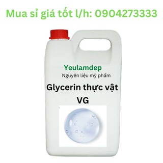 Glycerin thực vật 99,7% (VG) - nguyên liệu mỹ phẩm - 1 kg