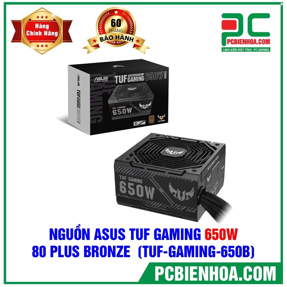 Nguồn máy tính ASUS TUF GAMING 750W Bronze- chính hãng bảo hành 72 tháng