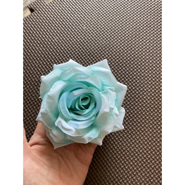 Đầu Bông Hoa Hồng trang trí nhà cửa, cắm bình- hoa giả, hoa vải lụa