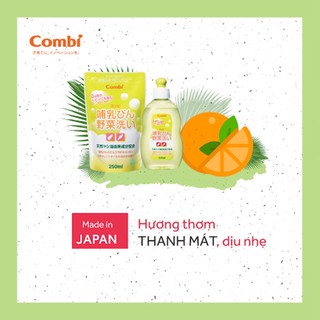 Nước Rửa bình combi ( chai 300ml - túi 250ml ) cho bé sơ sinh