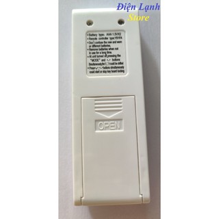 Remote máy lạnh Gree 2 chiều. (Tặng kèm cặp pin).