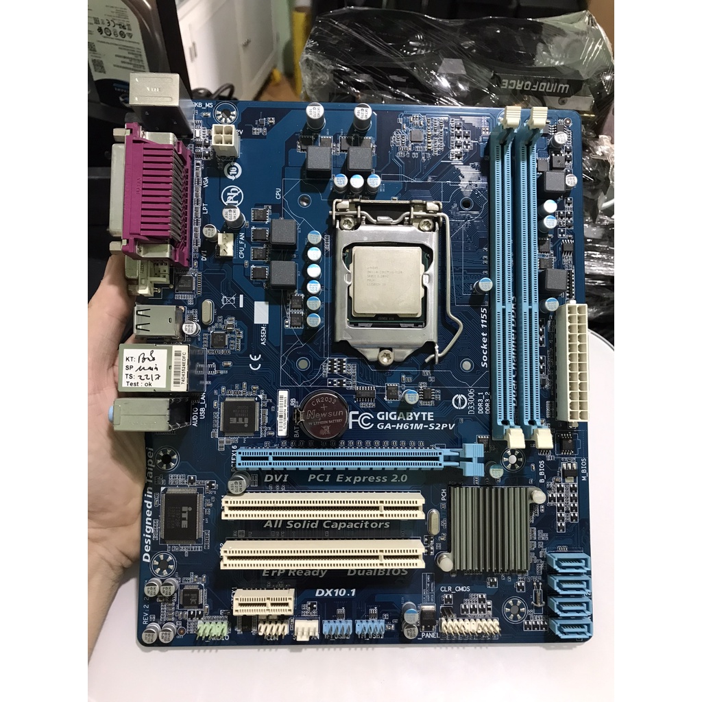 MAINBOARD GIGABYTE H61M CŨ
