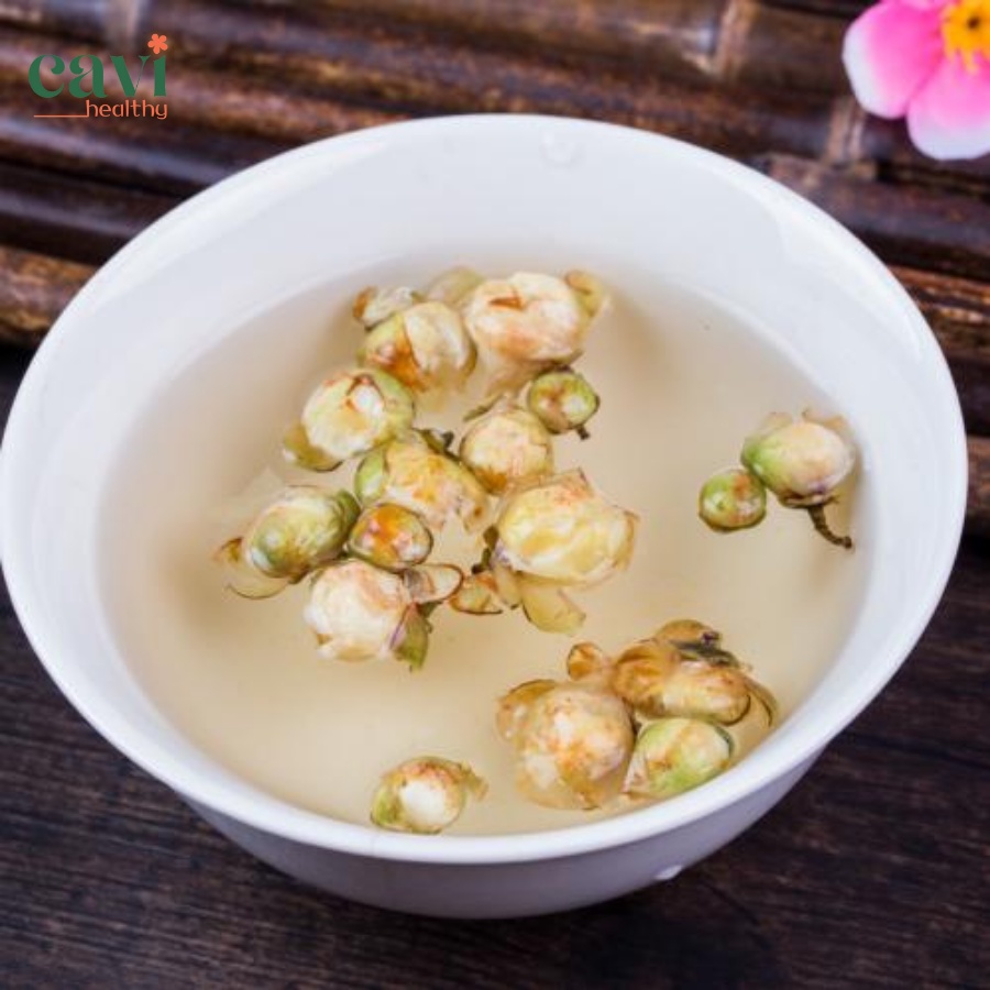 Lọ Trà Hoa Sen Tuyết sấy khô giúp đào thải độc tố, làm trắng da