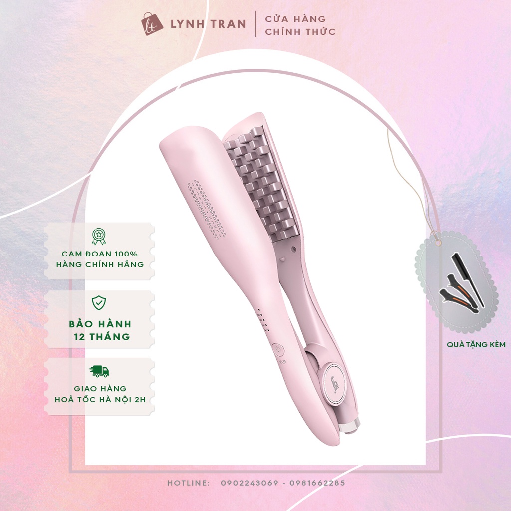 Máy dập phồng tóc chân vuông Pritech