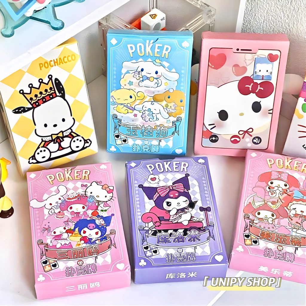 Bộ Bài Tây SANRIO 54 Lá | Thẻ Bài SANRIO Sưu Tầm Đáng Yêu