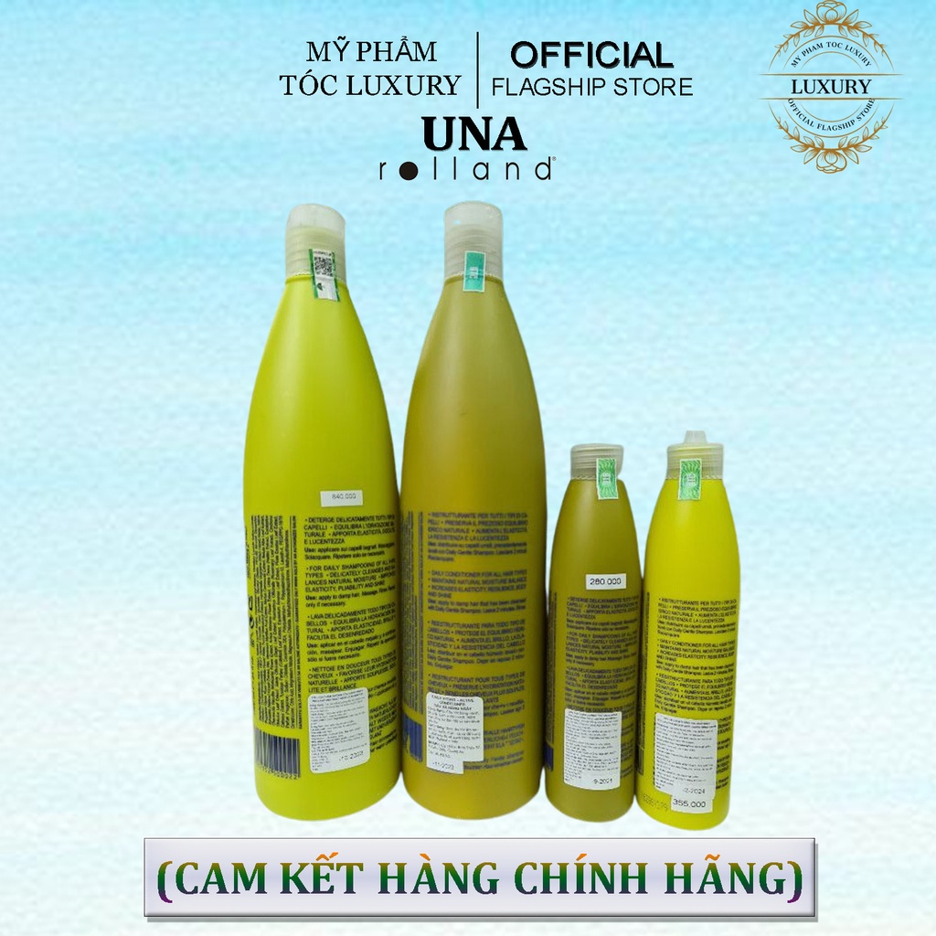 Dầu Gội Xả Hàng Ngày Una Rolland Daily Care 250ML - 1000ML