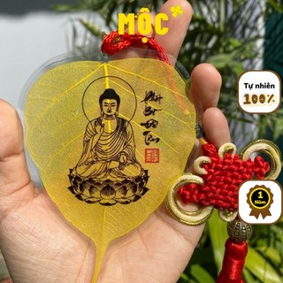 Lá Bồ Đề Phật Như Lai, Quan Âm Bồ Tát Ốp Điện Thoại, Lá Bồ Đề Thật, Mang Lại May Mắn Bình An