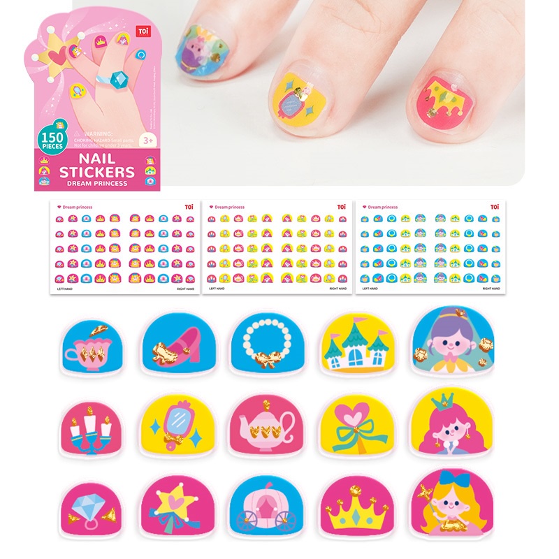 Đồ Chơi Dán Móng Tay 150PCS - TOI Nail Stickers