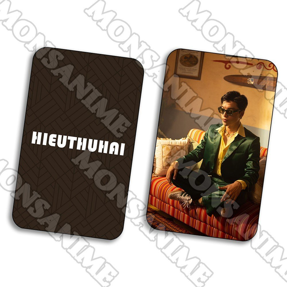 Ảnh card bo góc in hình HIEUTHUHAI - Hiếu Thứ Hai 5*8cm thần tượng vpop sưu tầm độc đáo 1 tấm