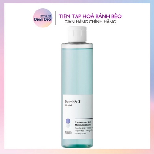 Nước Cân Bằng Cấp Nước PURITO DermHA-3 Liquid 200ml