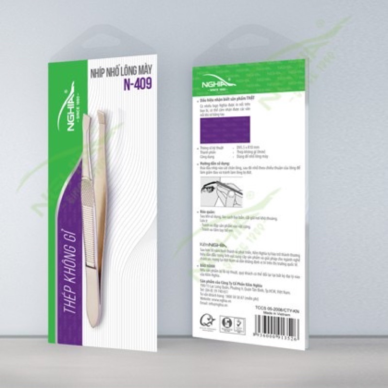 Nhíp nhổ lông mày N409,Nhíp 409