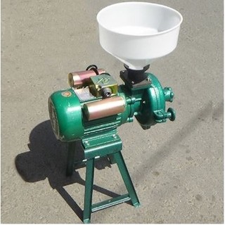 Máy chuyên xay nghiền bột gạo khô công suất 2.2kw cối gang hàng công nghiệp năng suất 50kg/h