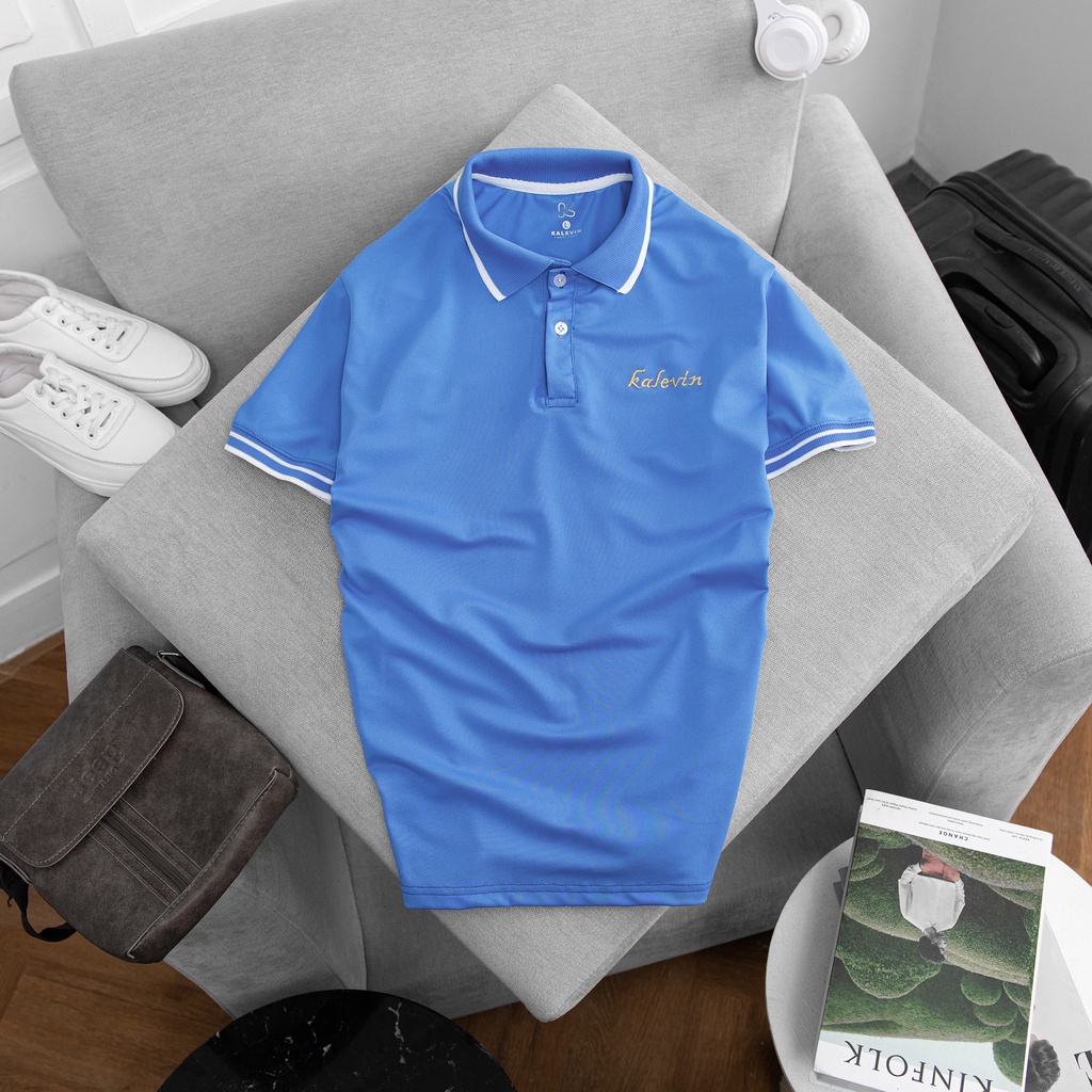 Áo polo nam áo thun polo nam có cổ cao cấp chính hãng chuẩn from tay ngăn