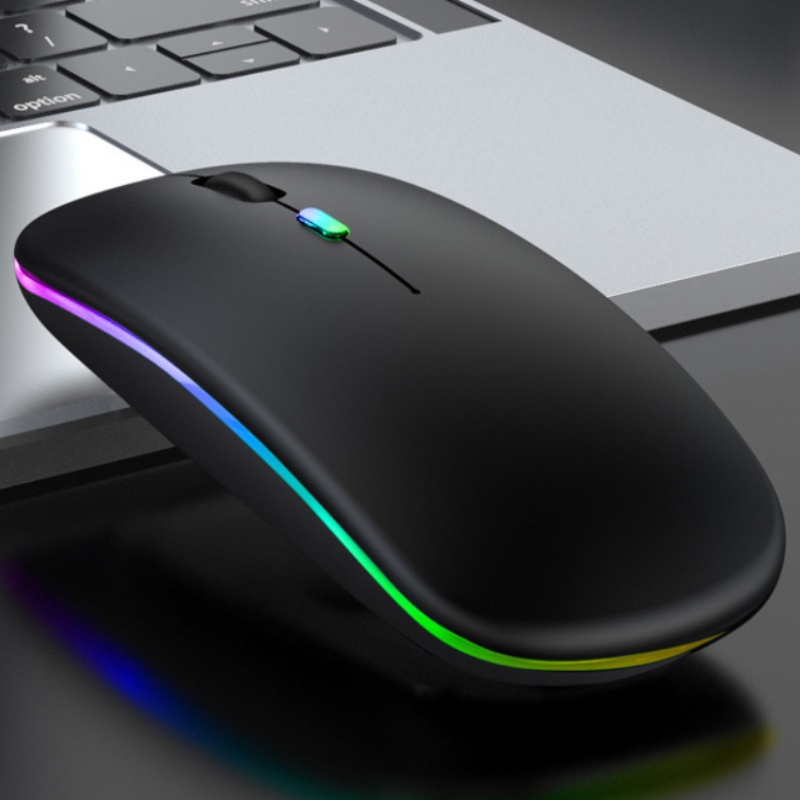 Chuột không dây Có Đèn LED RGB Nhiều Màu Sắc Chất Lượng Cao Cho PC / Laptop / Tablet / MacBook