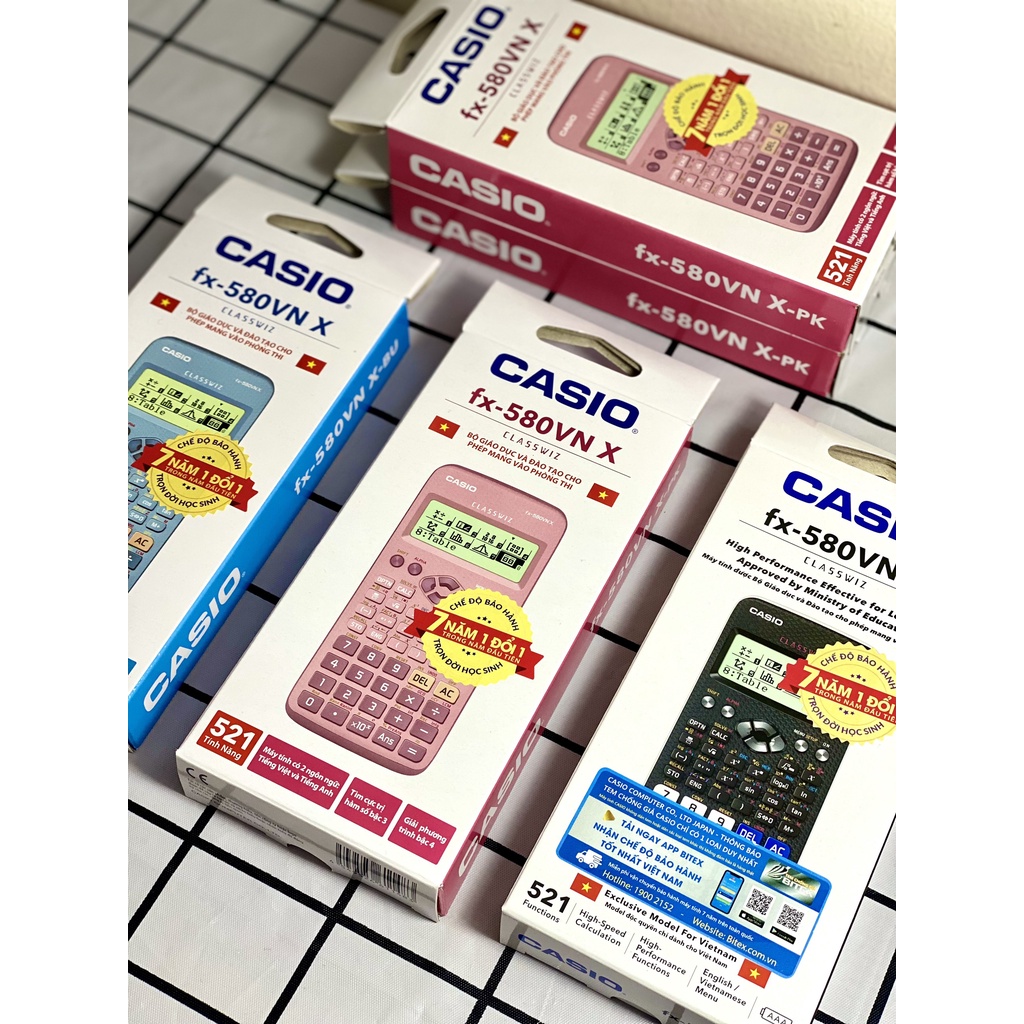 Máy tính Casio FX580 Chính hãng - Bảo hành 07 năm