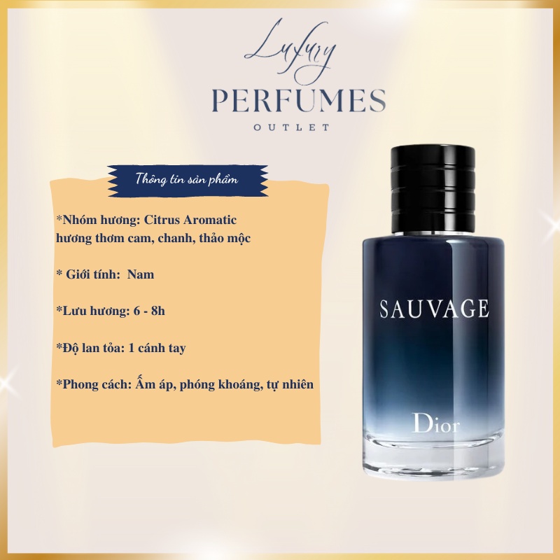 Nước Hoa Nam 𝐒𝐚𝐮.𝐯𝐚𝐠𝐞 EDT 𝟏𝟎𝟎𝐦𝐥 - Dầu thơm mùi hương nam tính mạnh mẽ cuốn hút đậm chất hiện đại | BigBuy360 - bigbuy360.vn