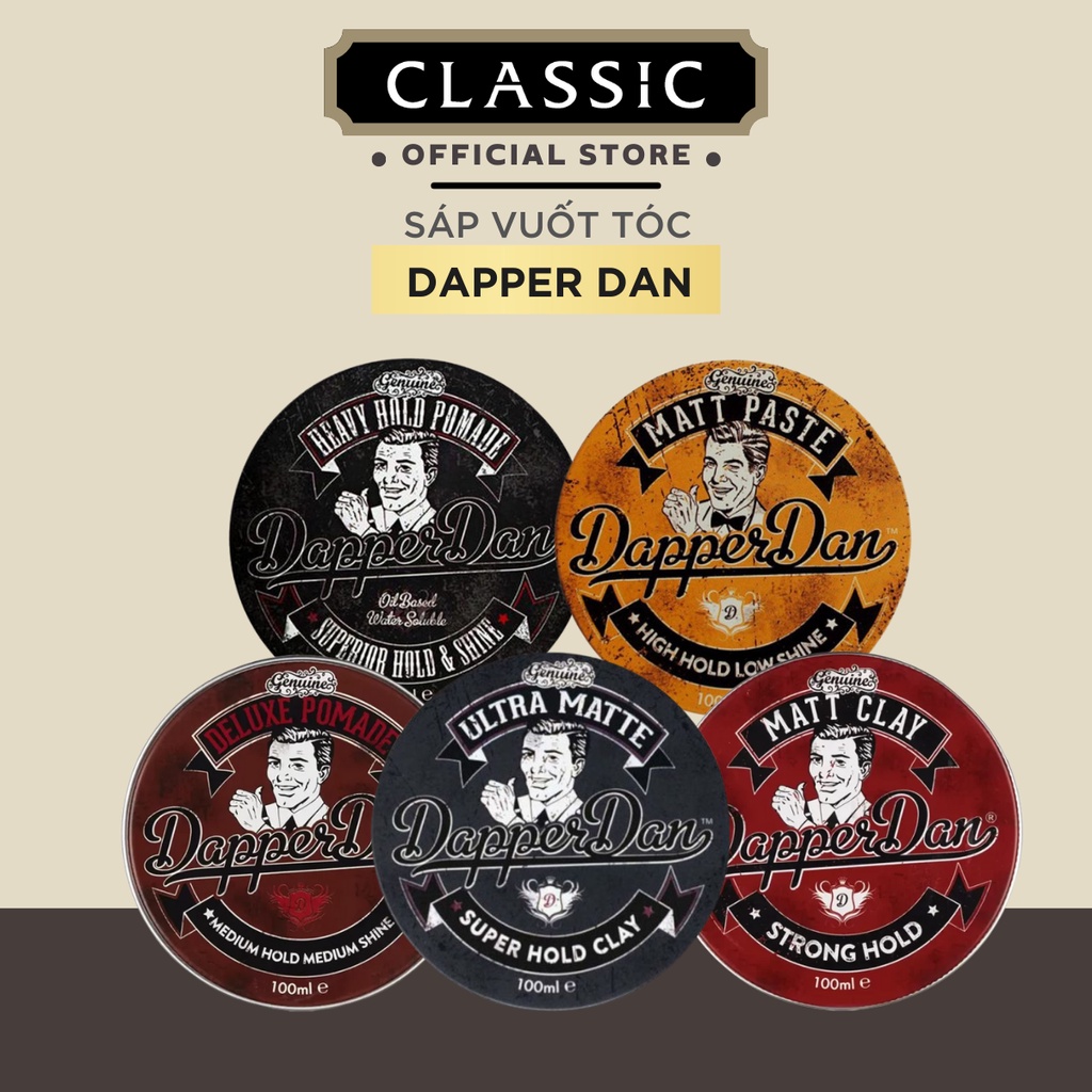 Tổng Hợp Sáp Vuốt Tóc Dapper Dan