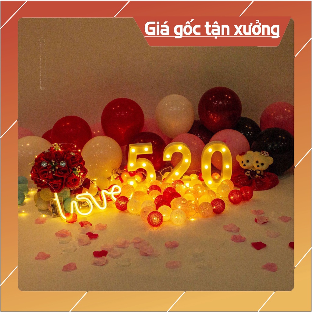 ĐÈN LED, ĐÈN CHỮ, ĐÈN CHỮ LOVE, ĐÈN HAPPY BIRHTDAY, MARRY ME, TRÁI TIM