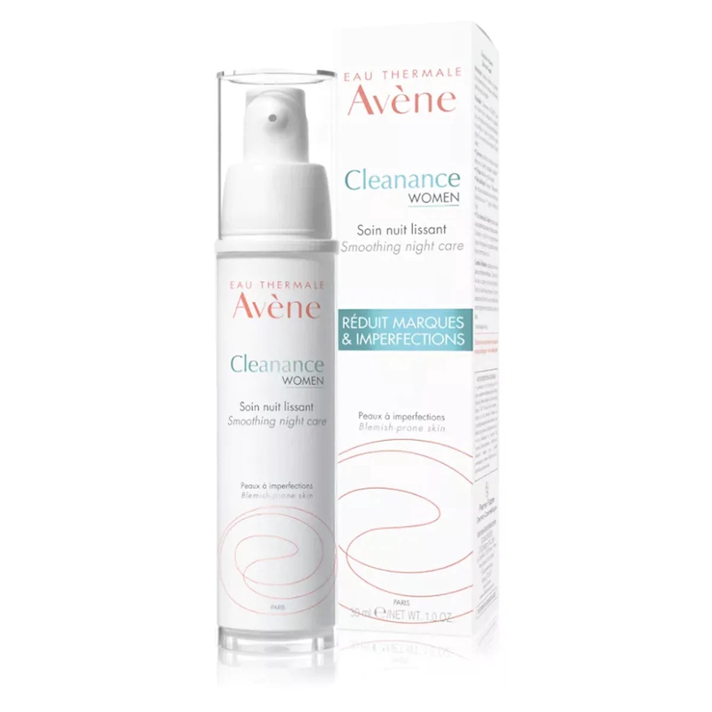 Kem Dưỡng Da Ban Đêm Avene Cleanance Women Smoothing Night Cream Giảm Nhờn 30ml