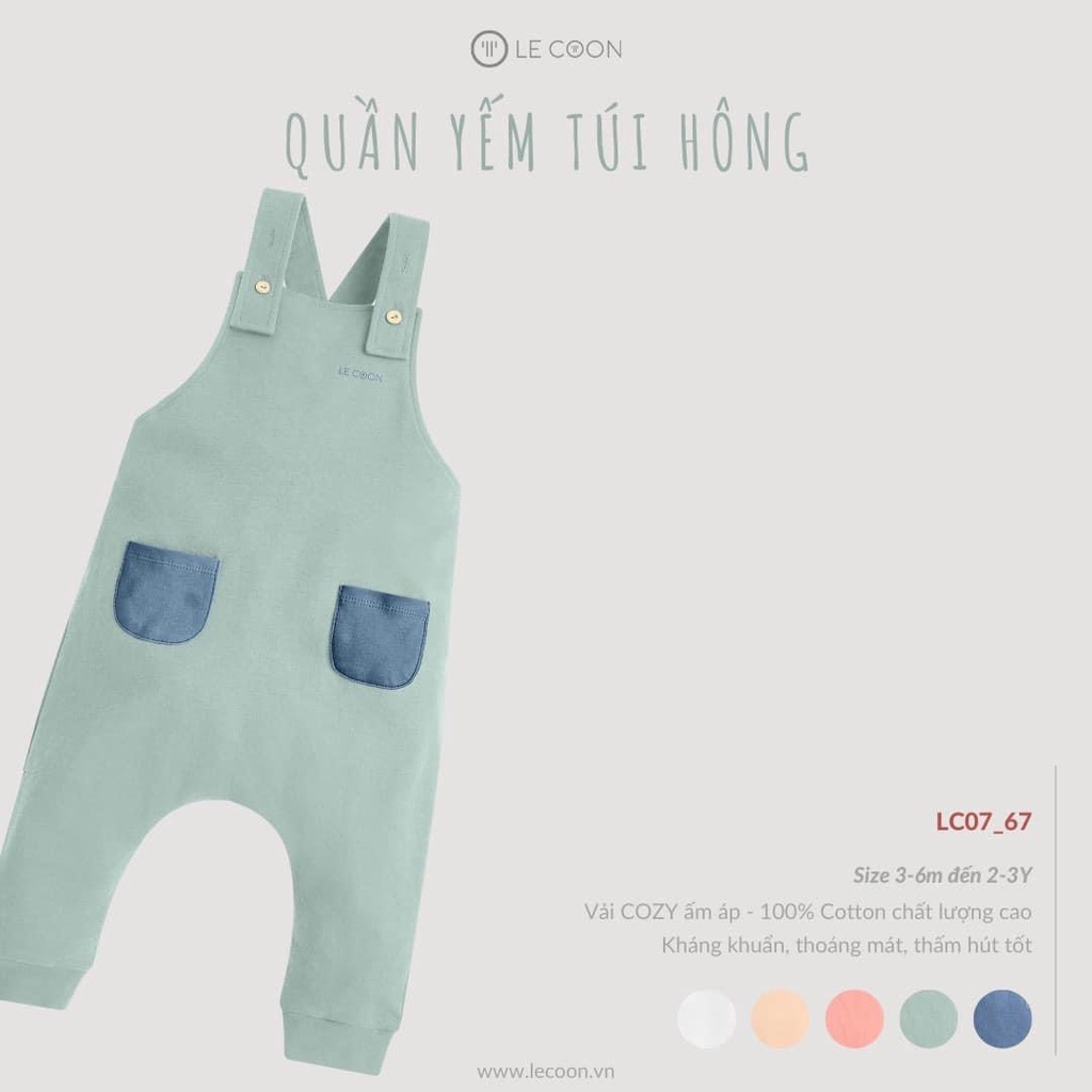 Le coon LC0767 Quần yếm cho bé