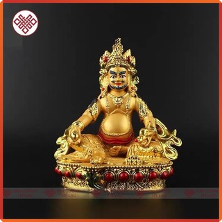 Tượng Hoàng Thần Tài Dzambala Tượng Phật Mật Tông Vẽ Màu