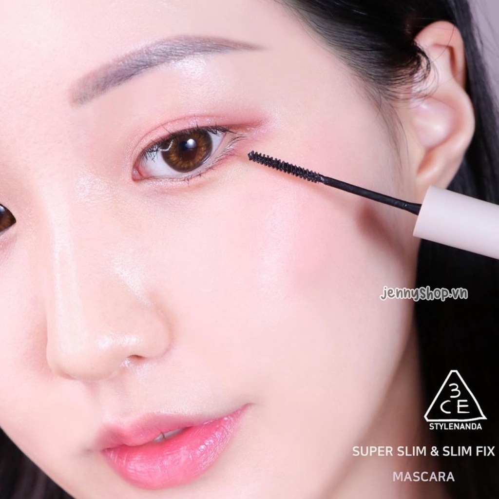 Chuốt Mi 3CE Super Slim & Slim Fix Waterproof Mascara