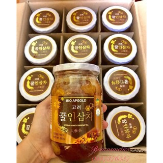 Sâm lát tươi ngâm mật ong 580g