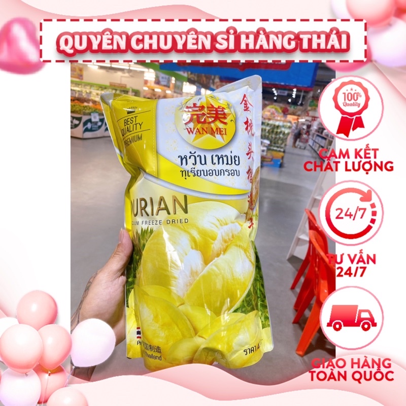 Sầu riêng sấy thái lan