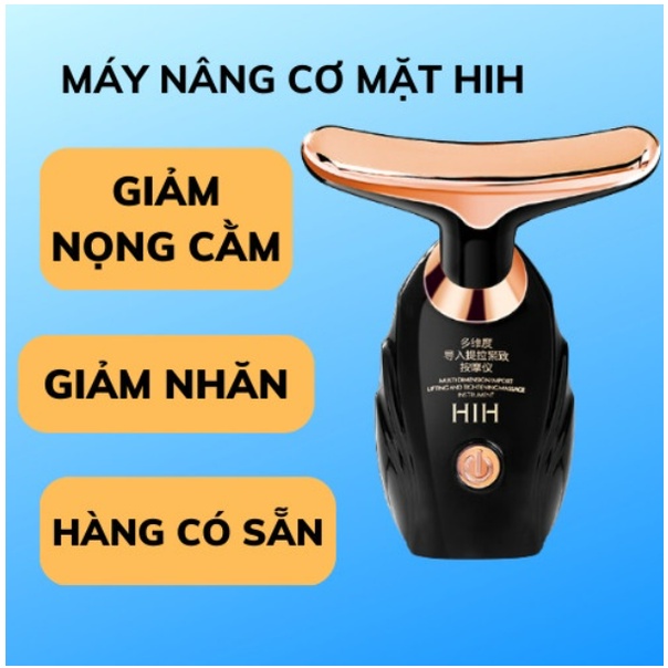 Máy Mát Xa Nâng Và Làm Săn Chắc Da Mặt Đa Chiều HIH Giúp nâng cơ tạo vline mặt, nâng cơ xoá nhăn và chảy xệ mặt