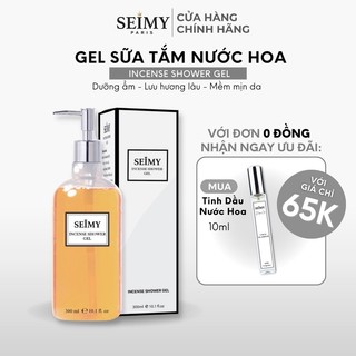 Gel Sữa Tắm Nước Hoa SEIMY - Incense Shower Gel dưỡng ẩm, lưu hương lâu, tạo cảm giác mềm mịn cho làn da