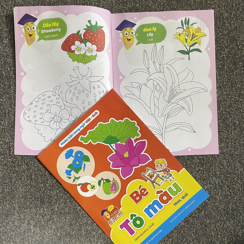 Sách - Bộ Sách Tô Màu Dành Cho Trẻ 4-5 Tuổi
