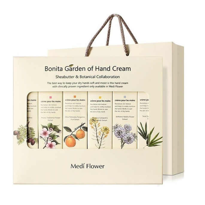 Kem dưỡng da tay hương nước hoa medi flower bonita garden hand cream 75ml