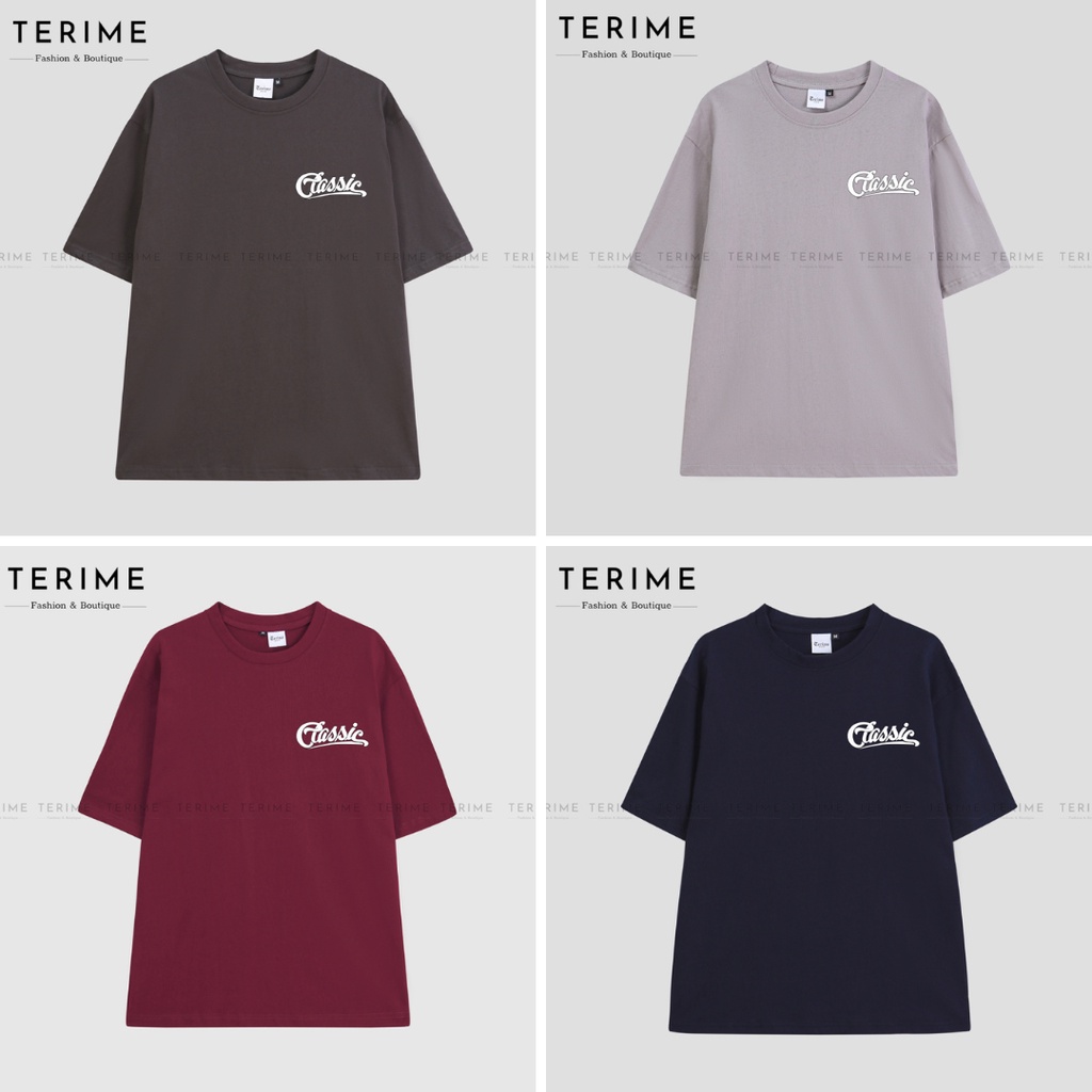 Áo thun Unisex Classic cotton 100% form rộng tay lỡ  L39