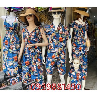 Sét đồ gia đình hawaii bigsize