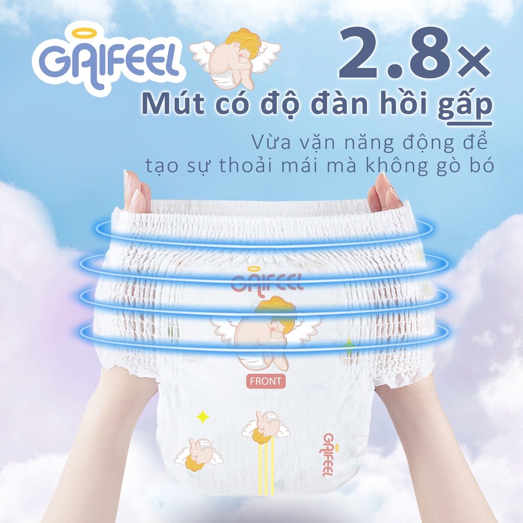 GAIFEEL Tã Bỉm Dán/Quần Bỉm tã quần  Tã Dán Cho Bé Sơ Sinh Tã Quần Cho Bé L XL XXL XXXL