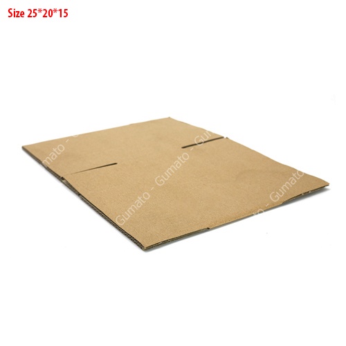 Hộp giấy, thùng carton size 25x20x15 giấy carton gói hàng Everest