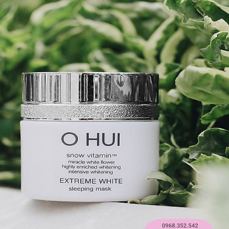 Mặt nạ ngủ dưỡng trắng da Ohui Extreme White Sleeping Mask 100ml