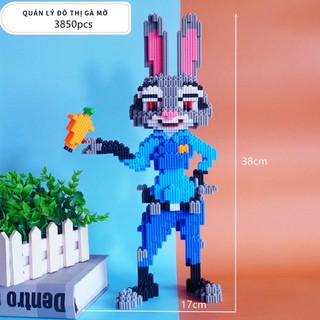 Đồ chơi xếp hình 3D Cảnh sát Zootopia