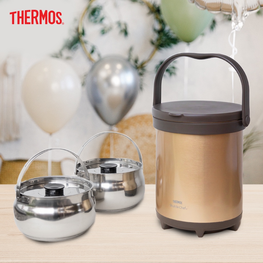 Nồi ủ Thermos TCRA-6000 GL 6L màu gold- Hàng chính hãng 100% bảo hành 24 tháng