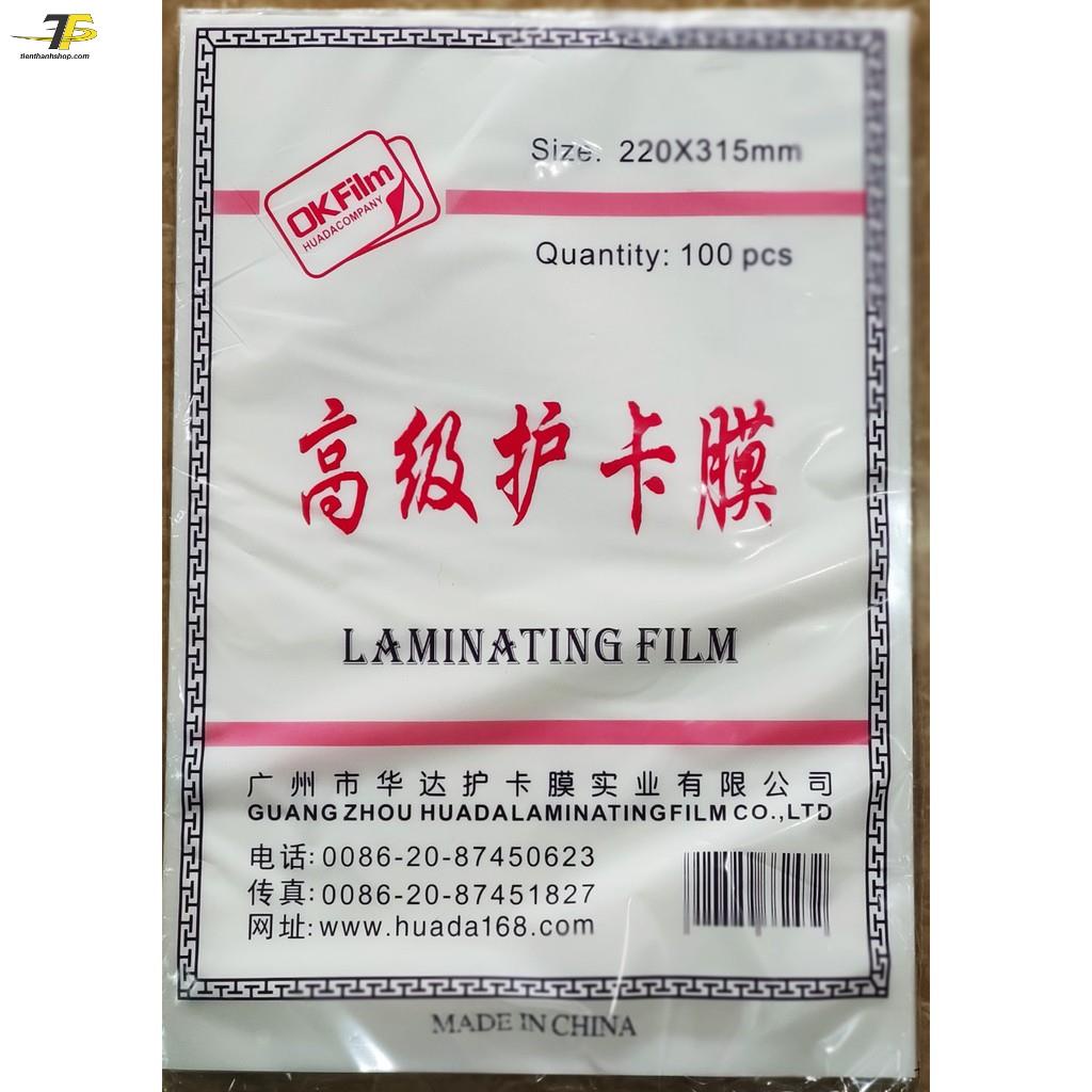 Nhựa ép Plastic A4 100 tờ