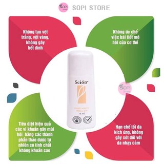 Lăn nách scion, lăn khử mùi scion 75ml - khử mùi hôi nách
