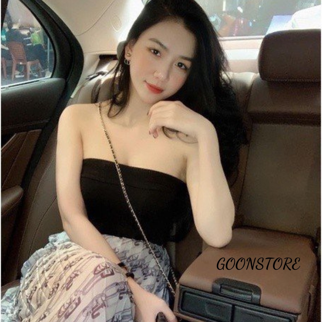 Áo quây nữ, áo ống, áo bra nữ, áo trong dùng mặc vest chất liệu zip cotton phong cách sang chảnh, sexy