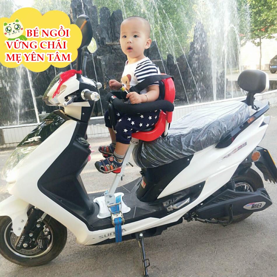 Ghế ngồi xe máy cho bé XN60 XN80 XN128 Ghế cho bé ngồi xe máy phù hợp cho xe ga Vision, SH, Lead, Xe điện các loại