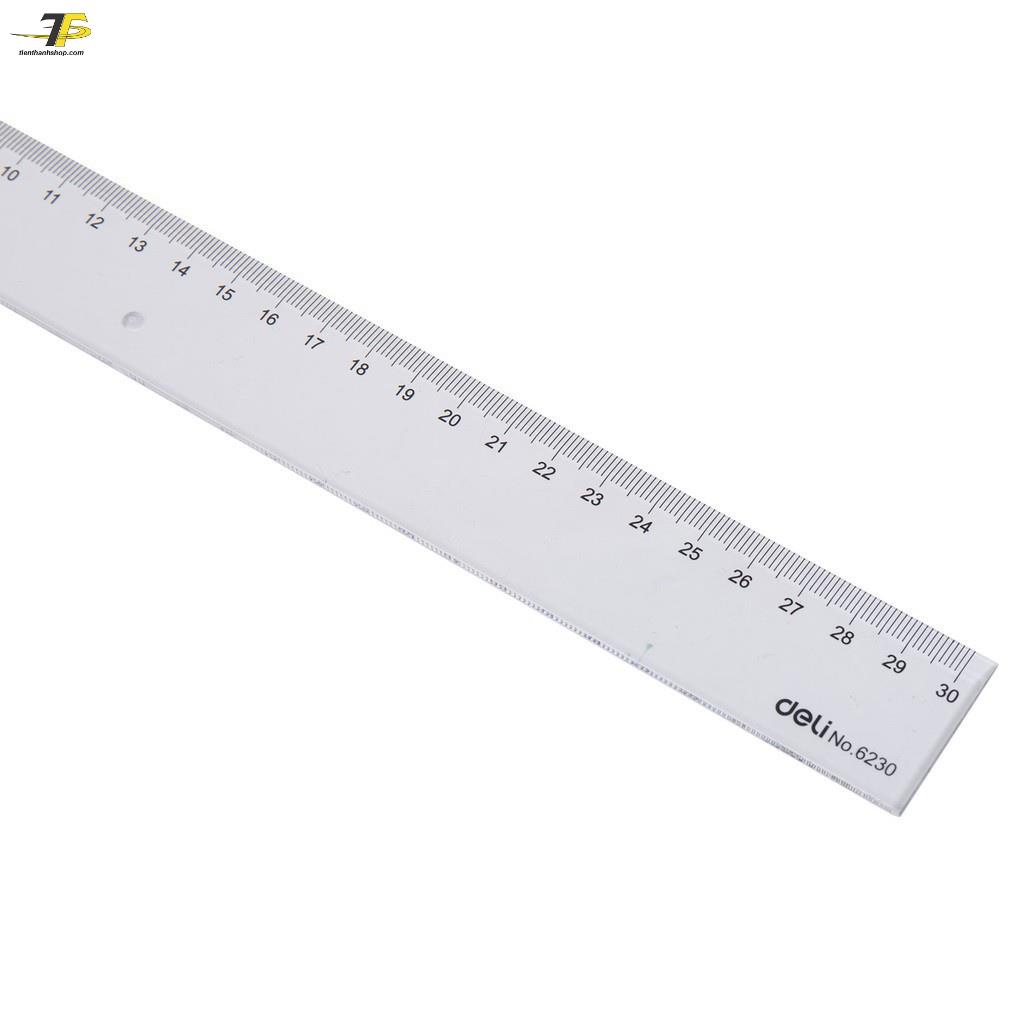 Thước kẻ Deli trong suốt - 20/30cm - 1 chiếc -  E6220/ E6230