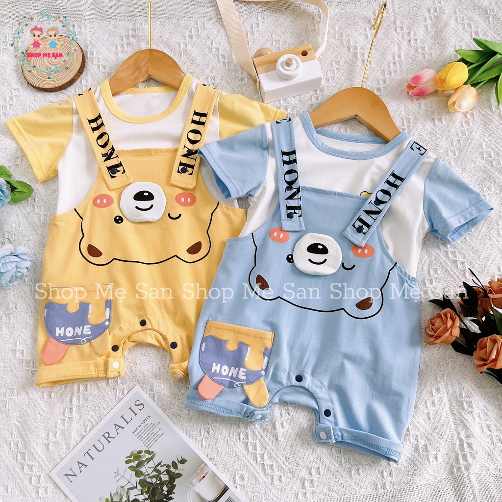 Yếm Cho Bé Gái, Yếm Cho Bé Trai Set Áo Yếm Hàng Quảng Châu Cao Cấp, Vải Cotton Mềm Mát Hoạ Tiết Dễ Thương